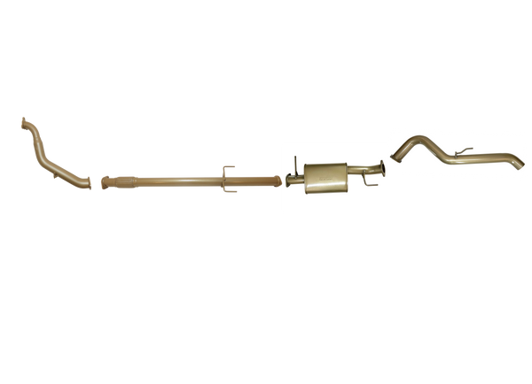 Mitsubishi Triton ML/MN 2.5L TD Dual Cab 2008 to 2015 - Single 3" with Rear Pipe Only Option Kit.