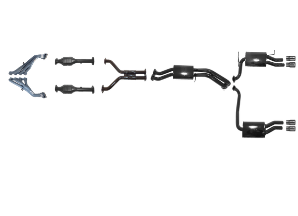 Ford Falcon GT BF 5.4L Boss Tri-Y Headers And Full System - Duel Outlet