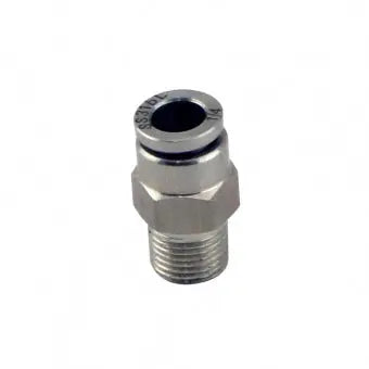 Turbosmart - 1/8" NPT STR Pushloc Fitting - SS - 1/4"
