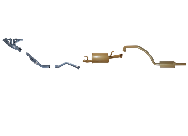 Toyota Landcruiser 100/105 Series 6 Cyl 4.5L Petrol 1998/2008 - Single 2 1/2" with Headers Kit