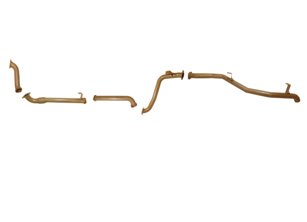 Toyota Landcruiser 78 Series 1HDJ 6 Cylinder Turbo Diesel Troopy Aug 2001 to  March 2007 - Single 3" Rear Pipe Only Option Kit.