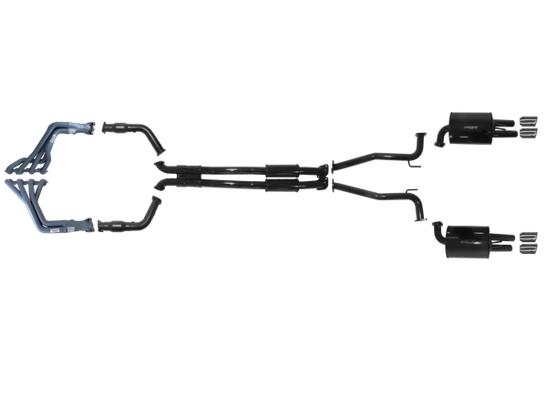 HSV VE (E Series) E2 From Sep 2009 - Aug 2010 LS2 V8 1 7/8" 4 into 1 Competition Headers 2 1/2" Sedan System
