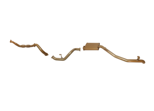 Toyota Landcruiser 70/78 Series V8 4.5L Single Turbo Troopy March 2007 to August 2016 (without DPF/Air Purifier) - Single 3" with CAT and Muffler Kit