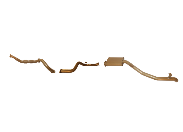 Toyota Landcruiser 70/79 Series V8 4.5L Single Turbo Ute March 2007 to August 2016 (without DPF/Air Purifier) - Single 3" with CAT and Rear Muffler Kit