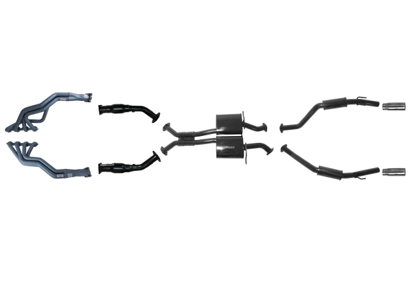 Holden 2005 - 06 CV8Z Monaro Duel Outlet 1 7/8 Tuned Headers 3" Inch System