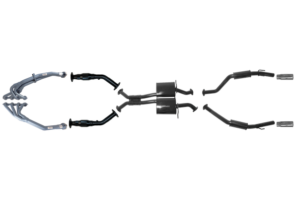 Holden 2005 - 06 CV8Z Monaro Duel Outlet Try-Y Headers 2 1/2 Inch System