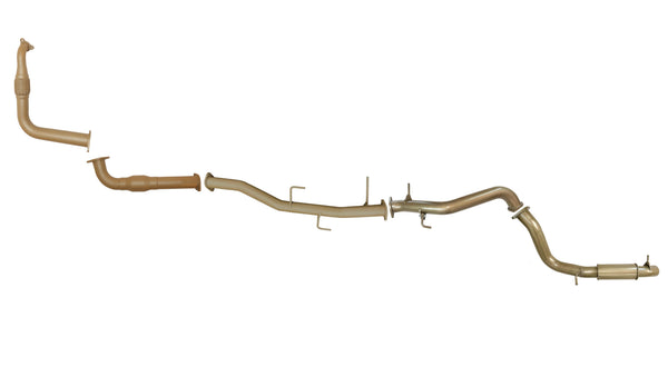 Mitsubishi Pajero NT (4M41T) 3.2L Turbo Diesel Dec 2008 to Oct 2011 - 3 Inch Turbo Back Exhaust System with Cat and Rear Resonator