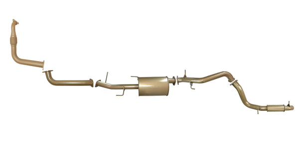 Mitsubishi Pajero NT (4M41T) 3.2L Turbo Diesel Dec 2008 to Oct 2011 - 3 Inch Turbo Back Exhaust System with Centre Muffler and Rear Resonator