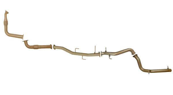 Mitsubishi Pajero  NW (4M41T) 3.2L Turbo Diesel June 2012 to Nov 2016 - 3 Inch Turbo Back Exhaust System with Cat