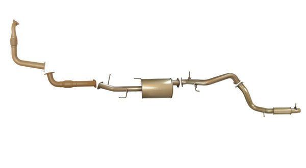 Mitsubishi Pajero NX (4M41T) 3.2L Turbo Diesel Sep 2014 to Sep 2016 - 3 Inch Turbo Back Exhaust System with Cat and Centre Muffler and Rear Resonator