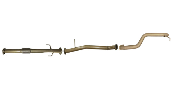 Mitsubishi Pajero Sport QE 2.4L Turbo Diesel (4N15) 2015 to 2019 - Single 3" (DPF Back) Straight Pipe Exhaust System