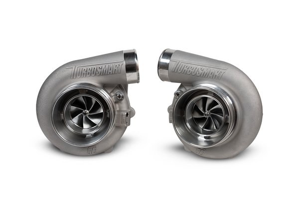 Turbosmart - Oil Cooled 6466 Twin Turbos Mirrored