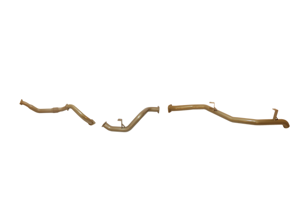 Toyota Landcruiser 70/78 Series V8 4.5L Single Turbo Troopy March 2007 to August 2016 (without DPF/Air Purifier) - Single 3" with Rear Pipe Only Kit