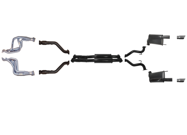 Ford Mustang Coupe 2015 to 2017 5.0L Headers, Cats And Twin 2 1/2 Inch System to Suit RH Drive Only