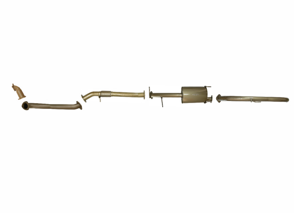Mazda BT-50 2.5L & 3.0L (WEAT) TD 2006 to 2011 - Single 3" Kit with a Muffler